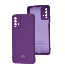 Чохол Xiaomi Redmi 9T Silicone Full camera фіолетовий / purple