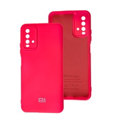 Чохол Xiaomi Redmi 9T Silicone Full camera рожевий / barbie pink
