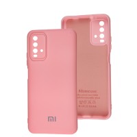 Чохол Xiaomi Redmi 9T Silicone Full camera рожевий / pink