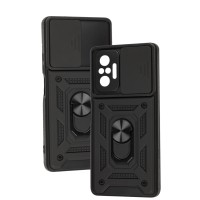Чохол Xiaomi Redmi Note 10 Pro Serge Ring Armor ударостійкий чорний