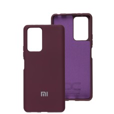 Чохол Xiaomi Redmi Note 10 Pro Silicone Full бордовий / maroon