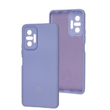 Чохол для Xiaomi Redmi Note 10 Pro Silicone Full camera бузковий / dasheen