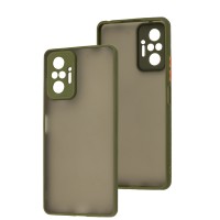Чохол Xiaomi Redmi Note 10 Pro LikGus Totu camera protect хакі