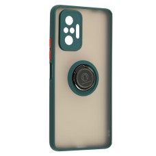 Чохол для Xiaomi Redmi Note 10 Pro LikGus Edging Ring оливковий