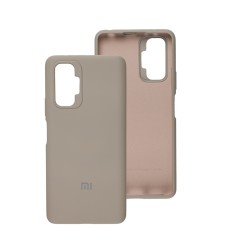 Чехол для Xiaomi Redmi Note 10 Pro Silicone Full серый / lavender
