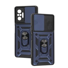 Чохол Xiaomi Redmi Note 10 Pro Serge Ring Armor ударостійкий синій