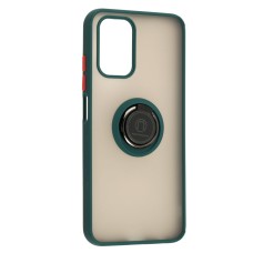 Чохол для Xiaomi Redmi Note 10 / 10s LikGus Edging Ring оливковий