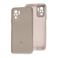Чохол для Xiaomi Redmi Note 10 / 10s Silicone cover Full camera сірий / lavender