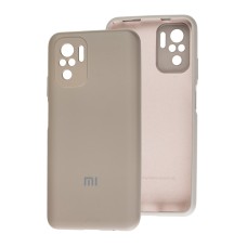 Чохол для Xiaomi Redmi Note 10 / 10s Silicone cover Full camera сірий / lavender