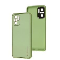 Чохол для Xiaomi Redmi Note 10 / 10s Leather Xshield pistachio