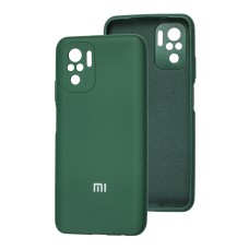Чохол для Xiaomi Redmi Note 10 / 10s Silicone cover Full camera зелений / pine green
