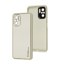 Чохол для Xiaomi Redmi Note 10 / 10s Leather Xshield white