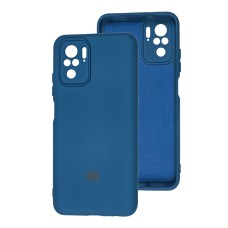 Чохол для Xiaomi Redmi Note 10 / 10s Silicone Full camera синій / navy blue