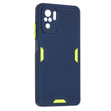 Чохол для Xiaomi Redmi Note 10 / 10s Ribbed camera синій
