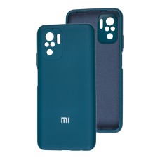 Чохол для Xiaomi Redmi Note 10 / 10s Silicone cover Full camera синій / cosmos blue
