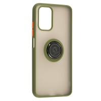 Чохол для Xiaomi Redmi Note 10 / 10s LikGus Edging Ring хакі