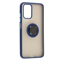 Чохол для Xiaomi Redmi Note 10 / 10s LikGus Edging Ring синій
