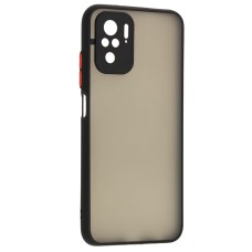 Чохол Xiaomi Redmi Note 10 / 10s LikGus Totu camera protect чорний / червоний