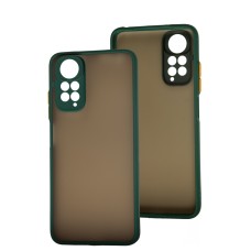 Чохол для Xiaomi Redmi Note 11 4G LikGus camera protect оливковий