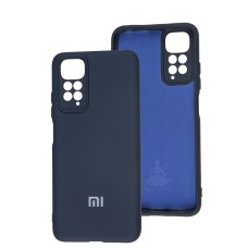 Чохол для Xiaomi Redmi Note 11 / 11s Silicone Full camera синій / midnight blue