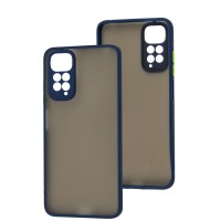 Чохол для Xiaomi Redmi Note 11 4G LikGus camera protect синій