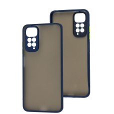 Чохол для Xiaomi Redmi Note 11 4G LikGus camera protect синій
