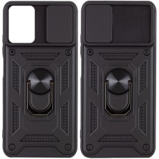 Чохол для Xiaomi Redmi Note 11 / 11s Camshield Army Ring чорний