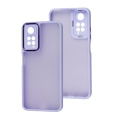 Чохол для Xiaomi Redmi Note 11 / 11s Luxury Metal Lens бузковий