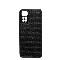 Чехол для Xiaomi Redmi Note 11 4G Leather case кроко