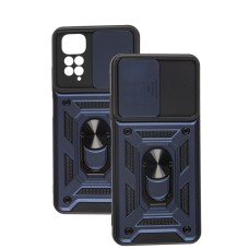 Чохол для Xiaomi Redmi Note 11 / 11s Serge Ring Armor ударостійкий синій