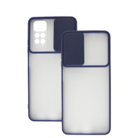 Чохол для Xiaomi Redmi Note 11 4G / Note 11S LikGus Camshield camera protect синій
