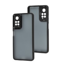 Чохол для Xiaomi Redmi Note 11 Pro Luxury Metal Lens чорний