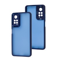 Чохол для Xiaomi Redmi Note 11 Pro Luxury Metal Lens синій