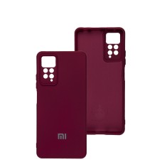 Чохол Xiaomi Redmi Note 11 Pro Silicone Full camera бордовий / marsala