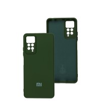 Чохол для Xiaomi Redmi Note 11 Pro Silicone Full camera зелений / dark green