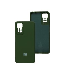 Чохол для Xiaomi Redmi Note 11 Pro Silicone Full camera зелений / dark green