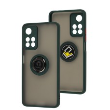 Чохол для Xiaomi Redmi Note 11 Pro+ 5G LikGus Edging Ring оливк