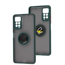 Чохол для Xiaomi Redmi Note 11 Pro / Note 11 Pro 5G LikGus Edging Ring оливковий