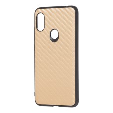 Чохол для Xiaomi Redmi Note 6 Pro hard carbon золотистий