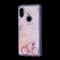 Чохол для Xiaomi Redmi Note 6 Pro Блискучі вода Fashion "Paris"