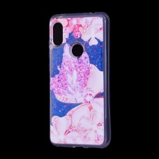 Чохол для Xiaomi Redmi Note 6 Pro Блискучі вода Fashion "Ажур"