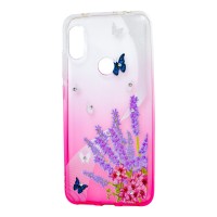 Чохол для Xiaomi Redmi Note 6 Pro Glamour ambre "лаванда"