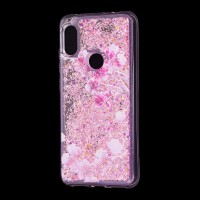 Чохол для Xiaomi Redmi Note 6 Pro Блискучі вода Fashion "сакура"