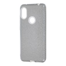 Чохол для Xiaomi Redmi Note 6 Pro Shining Glitter з блискітками сріблястий