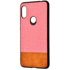 Чохол для Xiaomi Redmi Note 6 Pro Hard Textile рожево-коричневий