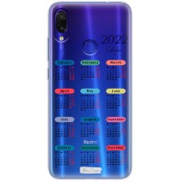Чохол для Xiaomi Redmi Note 7 MixСase новий рік новий рік календар