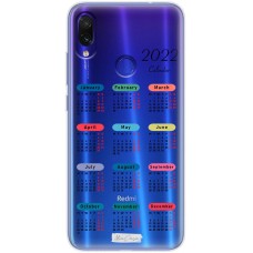 Чохол для Xiaomi Redmi Note 7 MixСase новий рік новий рік календар