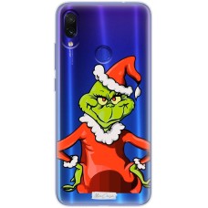 Чохол для Xiaomi Redmi Note 7 MixСase новий рік хитрий ельф
