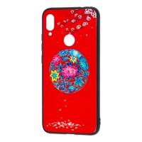 Чохол для Xiaomi Redmi Note 7 Fantasy світиться кольорове плетіння червоний