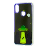 Чохол для Xiaomi Redmi Note 7 "рідкий пісок" жовтий НЛО